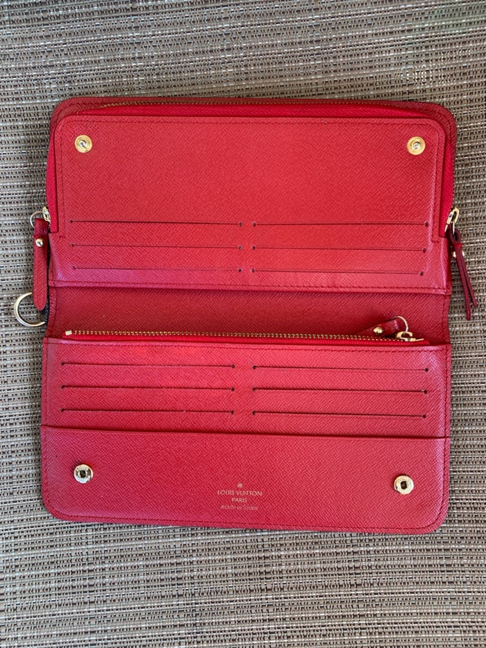 Louis Vuitton Monogram large Wallet Red interior - Picture 2 of 7